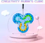 3D Circular Rotating Puzzle Cube - Image 9