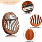 Kalimba 8 Key Exquisite Finger Thumb Piano - Image 4
